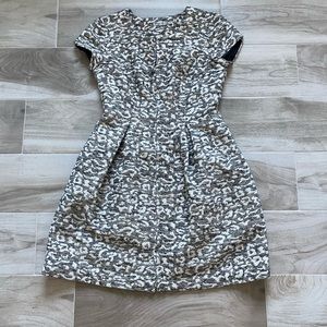 Eliza J Metallic Tweed Dress